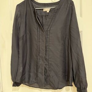 LOFT Charcoal Blouse for Women
